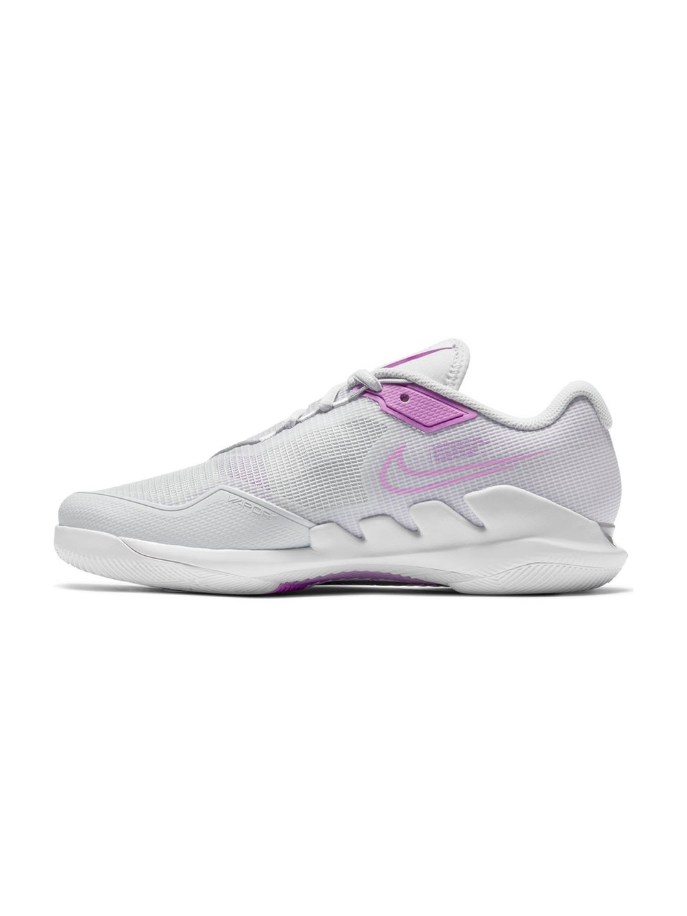 Nike Court Air Zoom Vapor Pro HR White and Lavender Training Shoe - Picture 4 of 11